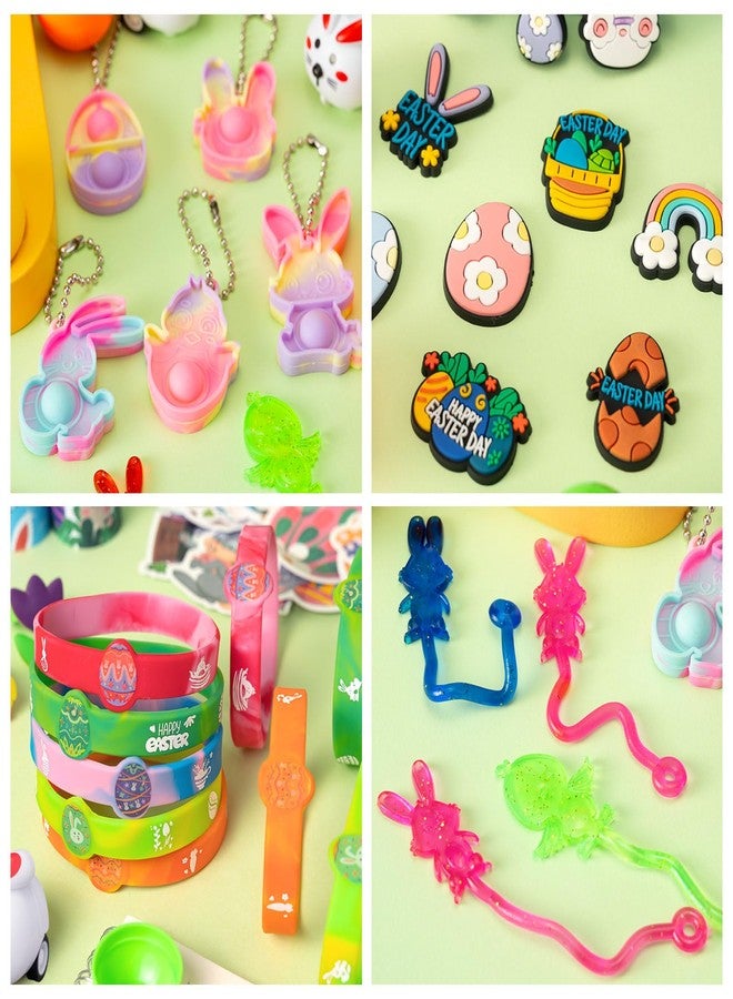 DMIGHT Easter Egg Fillers, with 291 Pcs Small Toys Prizes Bulk Easter Gift for Kids, Easter Egg Hunt Easter Basket Stuffers for Toddler - Image 3